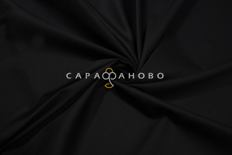 Ткань Твил 150 см 245 гр гл/кр Черный