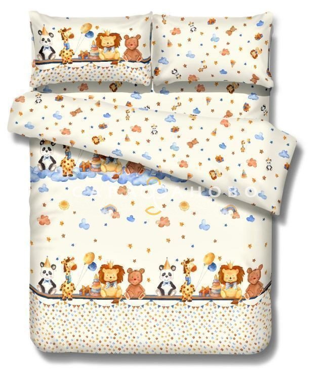 Ткань сатин детский премиум 155 см. 956-806 Основа и компаньон (Китай)