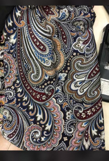 Трикотаж на меху 150 см 400 г/м2 рис Огурцы