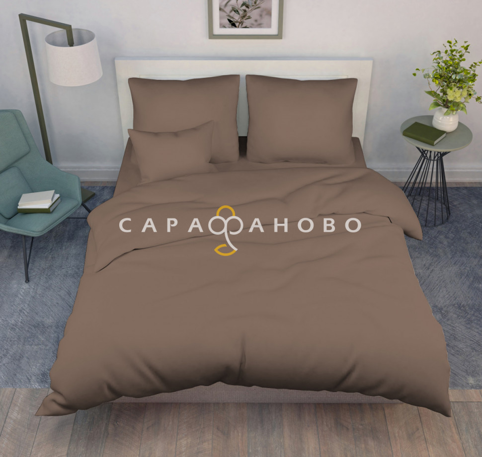 Ткань Бязь 220 см 120 гр гл/к Мокко