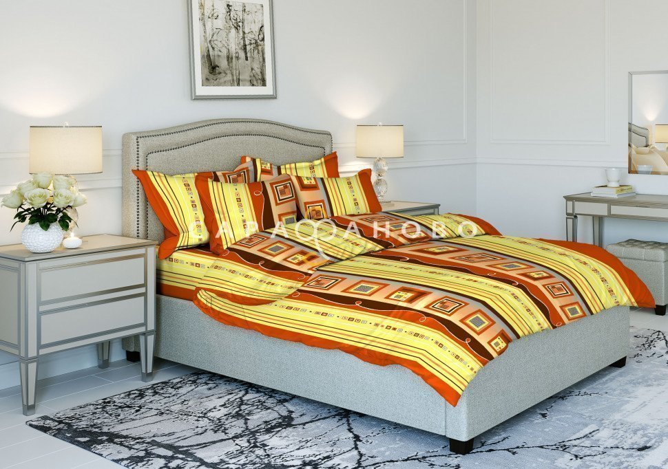 Ткань Бязь 150 см рис. 3652-2 