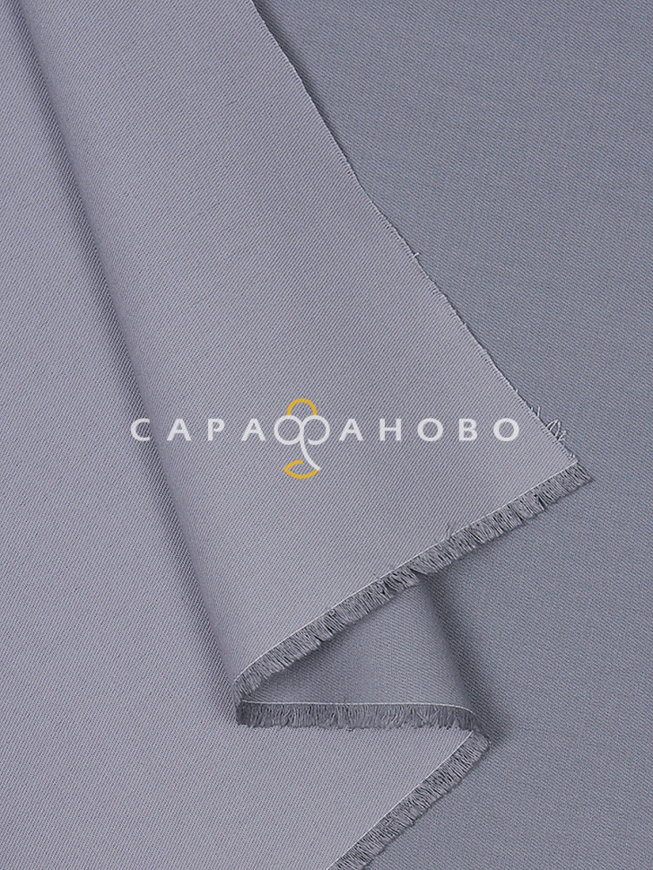 Саржа гладкокрашеная 150 см, 040 Серый 260 +/- 13 г/м2