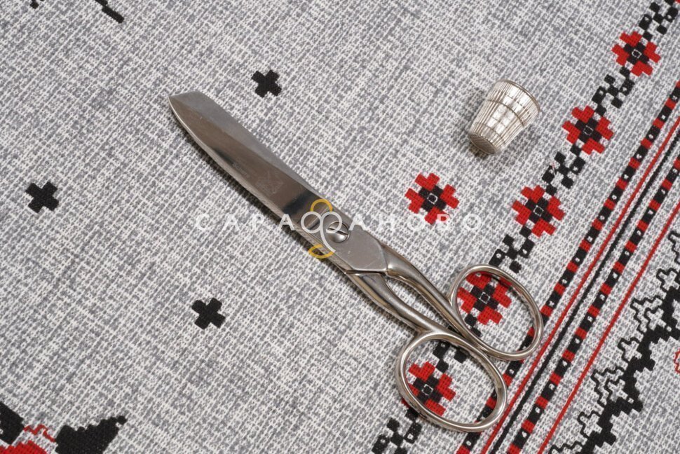 Ткань Рогожка 150 см рис. 30015/1 Розовое утро