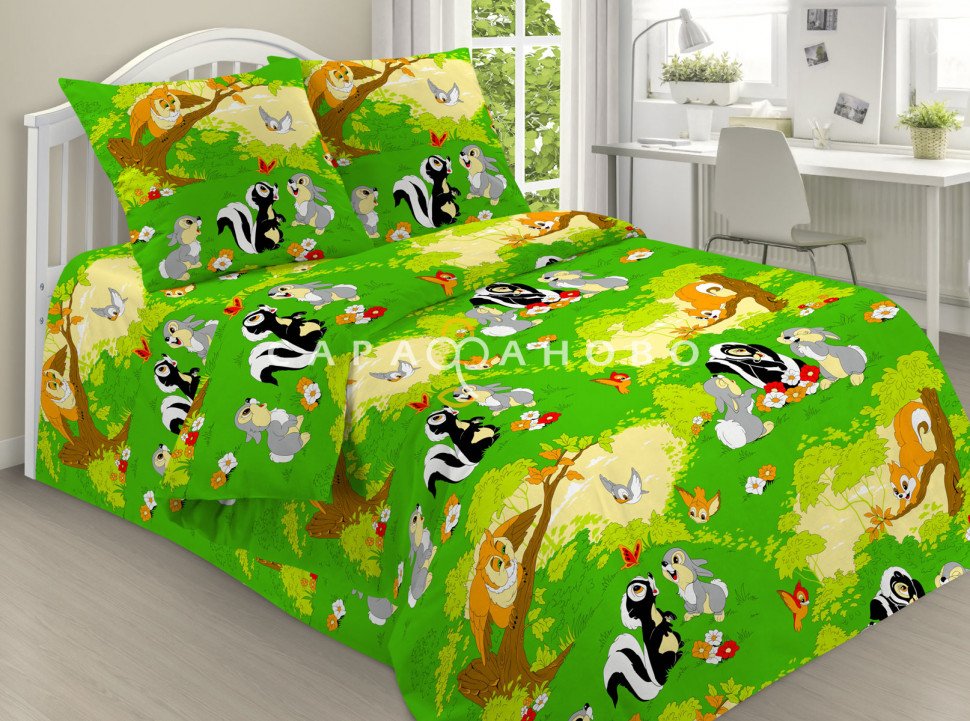 Ткань бязь 150 см детская рис 1239