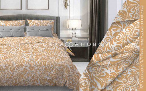 Ткань Бязь 150 см 105 гр рис. 68в9/5 Узоры