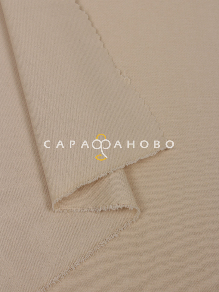 Саржа гладкокрашеная 150 см, 091 песочный (юнармия) 260 +/- 13 г/м2