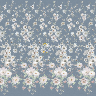 Ткань Перкаль 220 см "Прикосновение" рис 6634 вид 1