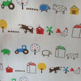 Бязь набивная ГОСТ, шир.80 см, пл. 140 г/м2