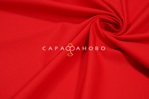 Ткань Саржа 150 см 240 гр №034 Красный