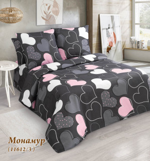 Ткань бязь 220 см 120 гр рис. Монамур сер. 11612/3