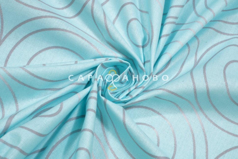 Ткань Поплин 220 см рис. 12441-1 Танго (компаньон)