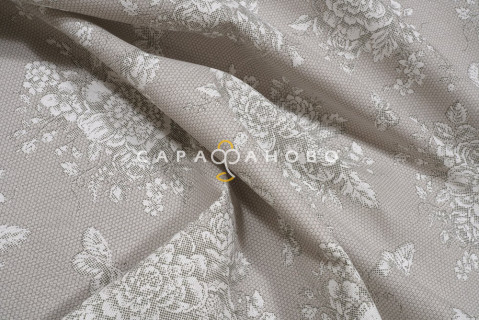 ткань рогожка 150 см "Шантильи" рис  11367-1