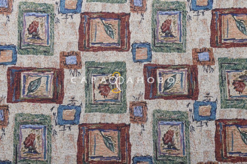 Ткань Гобелен жаккард 150см Эконом рис 366