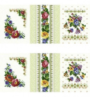 Ткань Полотно Вафельное 150 "Купава" рис 11630-1, миниатюра 1