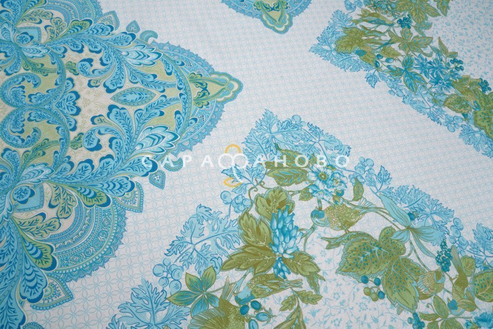 Ткань Бязь Комфорт 150 см Платки головные рис 13320 вид 4