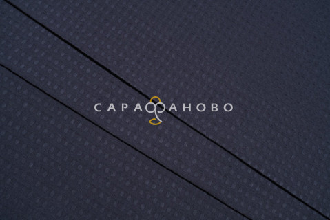 Полотно вафельное 150 см (7х7) гл/кр №052 Графит
