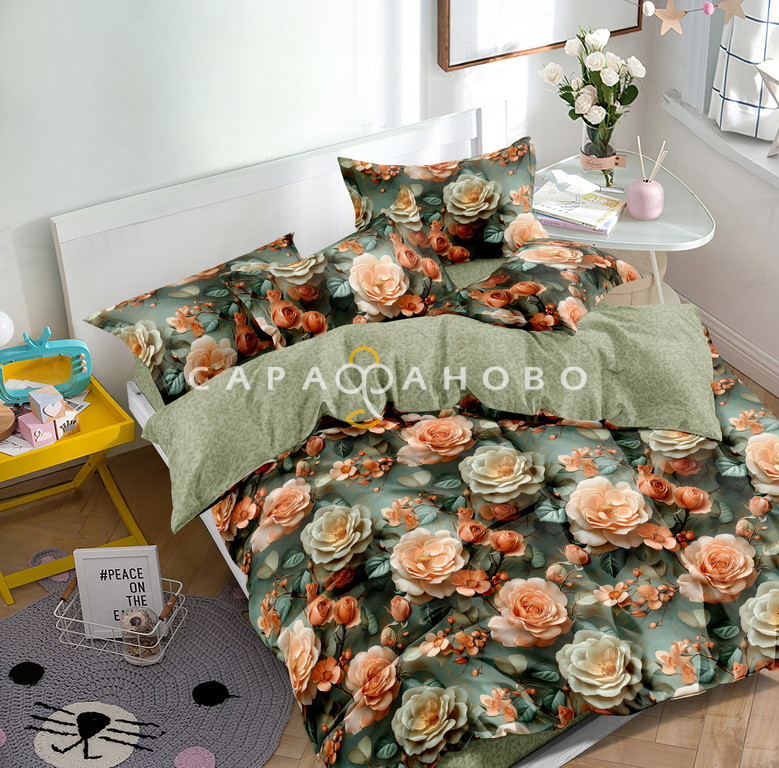 Ткань Поплин 220 см 115 гр А+В рис 1641