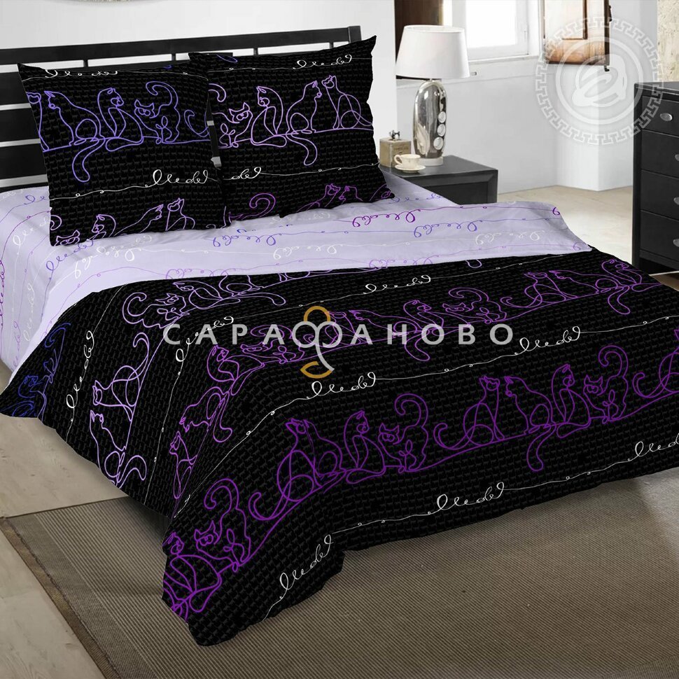 Ткань Бязь 220 см рис. 12504-1 Кошачий бомонд (основа)