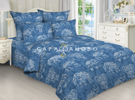 Ткань Бязь 220 см 120 гр рис 3029/1 Слоны