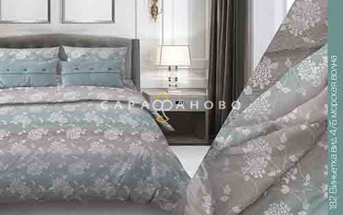 Ткань бязь 220 см 120 гр рис Виньетка 4/6