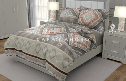 Ткань Бязь Премиум 220 см "Анкара" рис 6508 вид 2