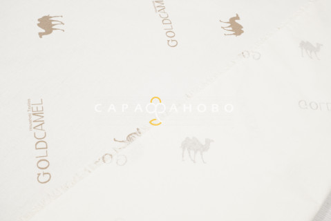 Ткань Тик 100% хлопок 220 см набивной диз GOLD CAMEL М