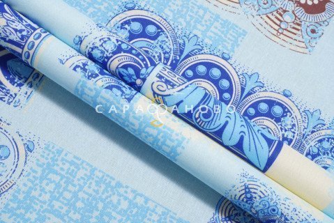 Ткань Бязь 150 см рис.  Арабески вид 4
