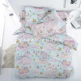 Ткань Перкаль 150 см Unicorns Модель 4 рис 13249 вид 1