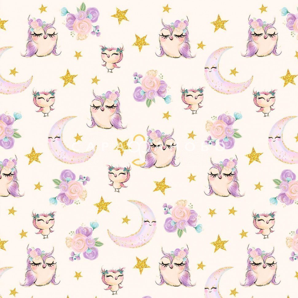 Бортики в кроватку Juno 13232-1 Cute owls