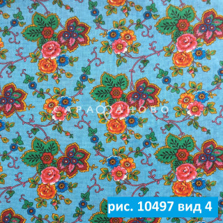 Ткань Бязь 150 см Плательная Коллекция рис 10497 вид 4