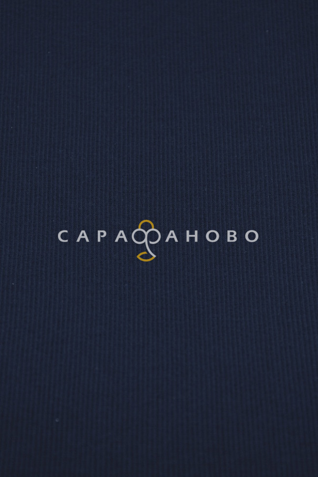 Ткань 30/1 Кмп Пенье Кашкорсе С Лайкрой Чулок Темно-Синий, фото 3