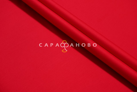 Ткань Сатин 240 см «Красный 866493»